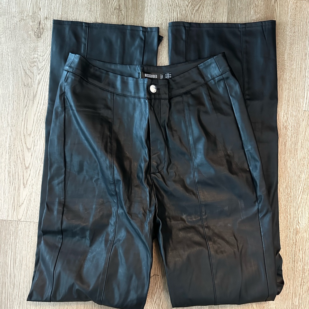 Missguided Faux Leather Pants